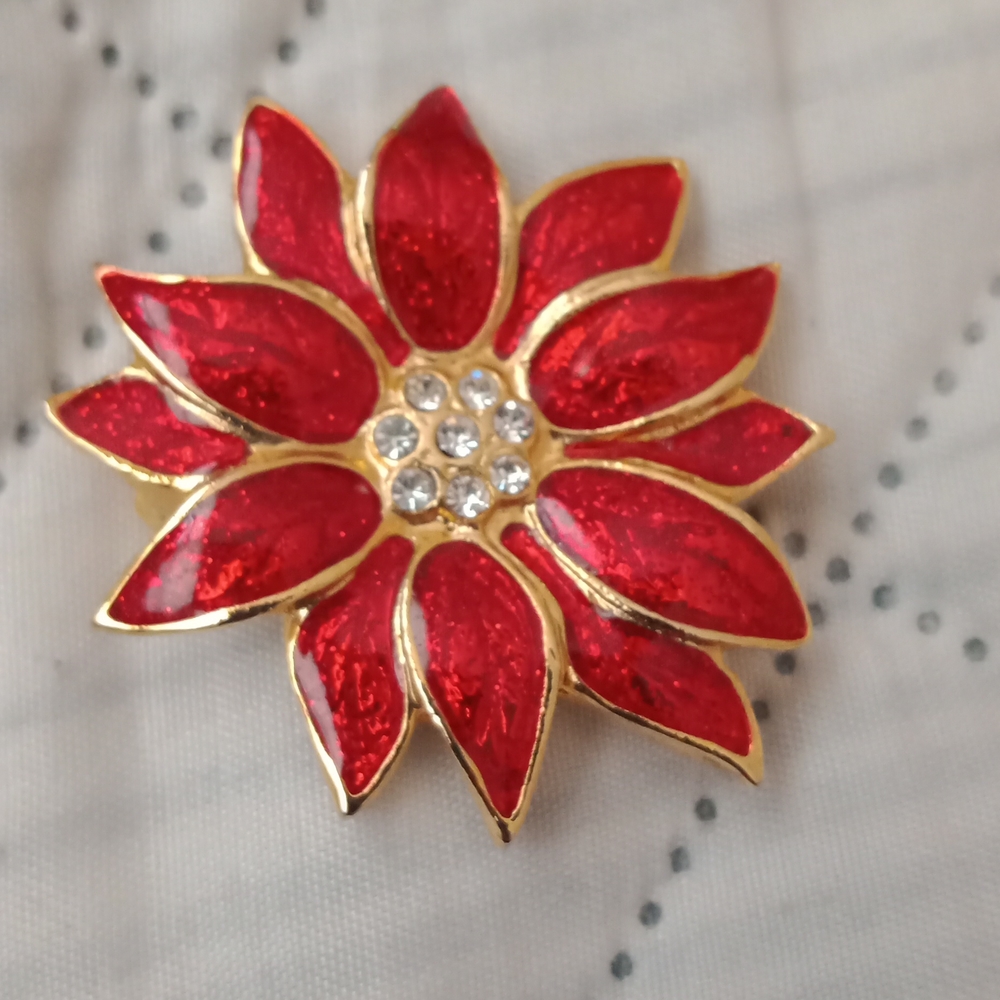 SFJ Flower Brooch